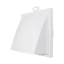 Выход стенной Era Streetline D100 мм обратный клапан 150x150 мм ASA пластик