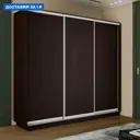 Шкаф-купе Мебельная Компания Е1 3 дверный 220x240x60 см 9 полок ЛДСП цвет венге