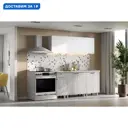 Кухонный гарнитур Нонтон Зефир 180x140x44.2 см ЛДСП цвет серый