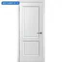 Комплект межкомнатной двери Wanmark Уно-2 глухая 200x80см эмаль цвет белый с коробом и наличниками