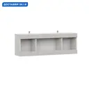 Полка Нонтон 120x25 см ЛДСП цвет ясень анкор светлый