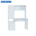 Письменный стол Сокол Дуглас 120x160x60 см ЛДСП цвет белый