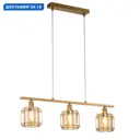 Светильник подвесной Escada Midland Esc_10188_3s_brass 3 лампы 7 м² цвет желтый