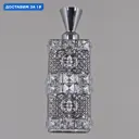 Светильник подвесной Reluce ch Rlc_04115-0.9-03_ch 3 лампы 18 м² цвет хром/прозрачный