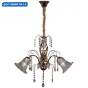 Люстра подвесная Reluce fgd+cl Rlc_02348-0.4-03_fgd_cl 3 лампы 18 м² цвет золото/прозрачный