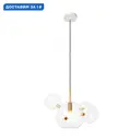 Светильник подвесной Loft It Bolle Lf_2027-p6_mini 1 лампа 1.57 м² цвет золото/прозрачный