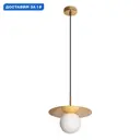 Светильник подвесной Loft It Ufo Lf_10120_250p_gold 1 лампа 1.86 м² цвет белый/золото