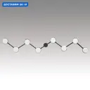 Люстра потолочная Lumion Sanata Lmn_8187_8c 8 ламп 11 м² цвет черный