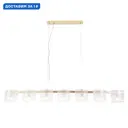 Люстра подвесная Crystal lux Encanto Cu_1650_307l 7 ламп 16 м² цвет золото