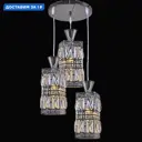 Светильник подвесной Reluce ch Rlc_02781-0.4-03_ch 3 лампы 18 м² цвет хром/прозрачный