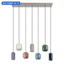 Светильник подвесной Odeon Light Ovali Od_5053_7a 7 ламп 7 м² цвет разноцветный