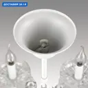 Люстра подвесная Lumion Snow Lmn_8189_8 8 ламп 16 м² цвет белый