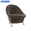 Банкетка Лига диванов 105536 62x74x68 см велюр цвет коричневый