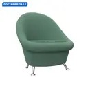 Банкетка Лига диванов 125819 62x74x68 см рогожка цвет амур 11 зеленый