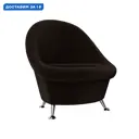 Банкетка Лига диванов 105542 62x74x68 см микровельвет цвет коричневый