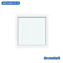 Пластиковое окно ПВХ Deceuninck Форвард глухое 600x600мм однокамерный стеклопакет цвет белый