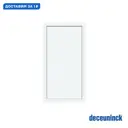 Пластиковое окно ПВХ Deceuninck Форвард глухое 1440x870мм однокамерный стеклопакет цвет белый