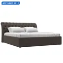 Кровать Сицилия 180 Лига диванов 123131 204x110x239 см рогожка цвет амур 05 коричневый