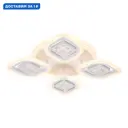 Люстра потолочная светодиодная Ambrella Light AMBR_FA280 Acrylica с пультом управления 14 м² нейтральный белый свет цвет белый