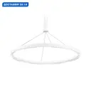 Люстра подвесная светодиодная Ambrella Light Comfort Ambr_fl5855 28 м² теплый белый (желтый) свет цвет белый