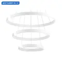 Люстра подвесная светодиодная Ambrella Light Comfort Ambr_fl5887 28 м² теплый белый (желтый) свет цвет белый
