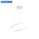 Светильник подвесной светодиодный Ambrella Light AMBR_FL66291 Comfort с пультом 6.34 м² регулируемый белый свет цвет белый/белый