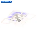Люстра потолочная светодиодная Ambrella Light AMBR_FA3866 Acrylica original с пультом 20 м² регулируемый белый свет цвет белый