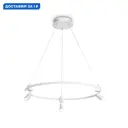 Люстра подвесная светодиодная Ambrella Light Comfort AMBR_FL5292 с пультом управления 20 м² регулируемый белый свет цвет белый