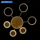 Люстра потолочная светодиодная Loft it Megan Lf_10164s_gold 10.83 м² теплый белый (желтый) свет цвет золото