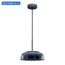 Светильник подвесной светодиодный Loft It Disk Lf_8210-p_grey 1.55 м² теплый белый (желтый) свет цвет серый