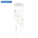 Люстра подвесная светодиодная Odeon Light Scrow Od_5058_25lb 12 м² теплый белый (желтый) свет цвет белый