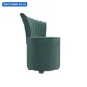 Пуф Ирис Лига диванов 109401 56x83x61 см велюр цвет бирюзовый
