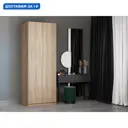 Шкаф распашной Мебельная компания е1 LCKSch_SH_M1_1000_S 81x220x52.5 см ЛДСП цвет сонома