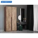 Шкаф распашной Мебельная компания е1 LCK_G_1000_KT 101x220x52.5 см крафт табачный ЛДСП