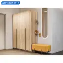 Шкаф распашной Мебельная компания е1 LCKS2_2SH_M1_1600_S 162x220x52.5 см сонома ЛДСП