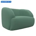 Кресло Лига-041 Лига диванов 125072 95x75x90 см рогожка цвет амур 11 зеленый