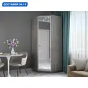 Шкаф-купе Мебельная компания е1 UWE240_BT 240x90х90 см ЛДСП 7 полок цвет бетон