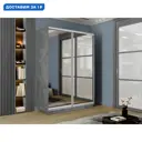Шкаф-купе Мебельная компания е1 WEEKT_180240_BT 240x180х60 см 9 полок лдсп цвет бетон