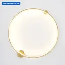 Настенный светильник светодиодный Crystal Lux Real ap35w brass с пультом теплый белый (желтый) свет цвет белый/латунь