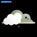 Настенный светильник Loft It Axel Lf_10134_green цвет дерево