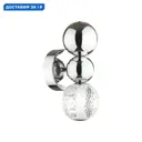 Настенный светильник светодиодный Odeon Light Crystal 5007/4wl холодный белый (голубой) свет цвет хром/металл/прозрачный
