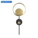 Настенный светильник светодиодный Odeon Light 4322/15wl теплый белый (желтый) свет цвет черный