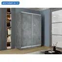 Шкаф-купе Мебельная компания е1 45EED_140_BT 220x140х45 см ЛДСП 7 полок цвет бетон