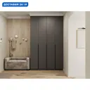 Шкаф распашной Sv-мебель Арно 187668 с 4 дверями 160.1x260x50.6 см ЛДСП цвет графит