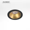 Светильник точечный встраиваемый Raumberg Dip mr bk/gold под отверстие 80 мм GU10 цвет разноцветный