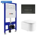 Комплект инсталляция с унитазом Enio 631183 цвет белый