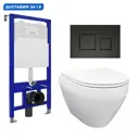 Комплект инсталляция с унитазом Enio 541629 цвет белый