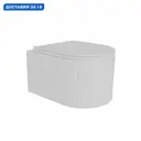 Унитаз подвесной Maretti Renata безободковый с микролифтом RE10PBM33-844 белый