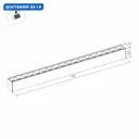 Трековый светильник линейный светодиодный Arlight Arlt_046542 18 Вт однофазный нейтральный белый свет цвет черный