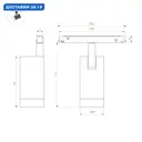 Трековый светильник спот светодиодный Arlight Arlt_033621 6 Вт однофазный теплый белый (желтый) свет цвет черный